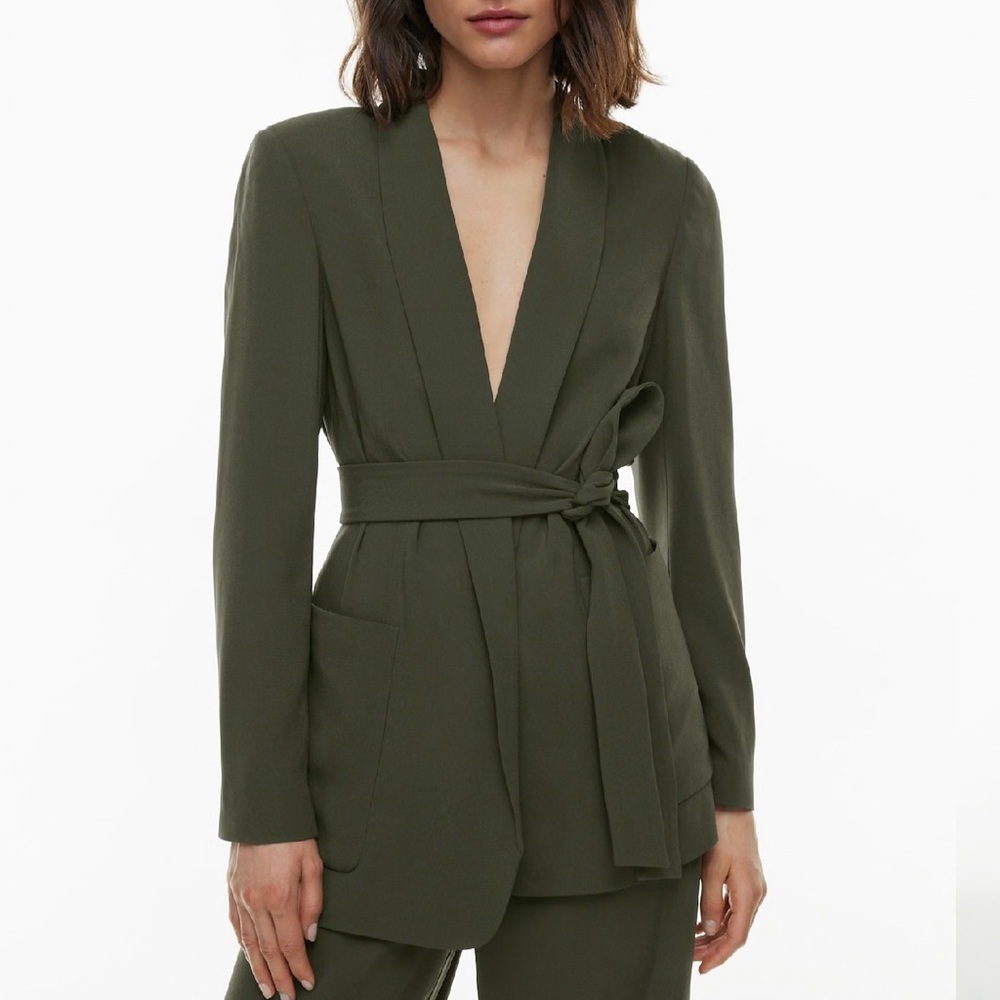 Aritzia Olive Green Blazer